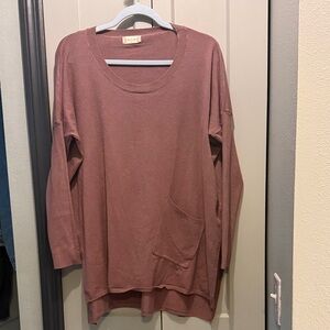Altar'd State Mauve Knit Sweater